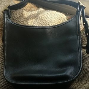 Black coach satchel